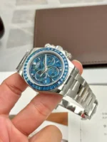 Replica Rolex Cosmograph Daytona Arolla Challenge Blue Dial 40mm - Image 7