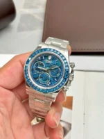 Replica Rolex Cosmograph Daytona Arolla Challenge Blue Dial 40mm - Image 2