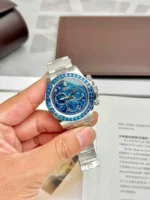 Replica Rolex Cosmograph Daytona Arolla Challenge Blue Dial 40mm