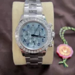 Replica Rolex Cosmograph Daytona White Gold Baguette Diamond 40mm