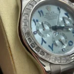 Replica Rolex Cosmograph Daytona White Gold Baguette Diamond 40mm - Image 3