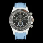Replica Rolex Daytona DiW Carbon Quartz Black Dial 40mm