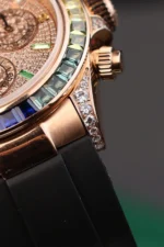 Replica Rolex Cosmograph Daytona Rainbow Rubber Strap 40mm - Image 9
