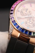 Replica Rolex Cosmograph Daytona Rainbow Rubber Strap 40mm - Image 10