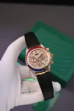Replica Rolex Cosmograph Daytona Rainbow Rubber Strap 40mm - Image 2
