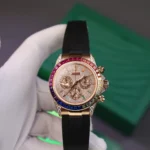 Replica Rolex Cosmograph Daytona Rainbow Rubber Strap 40mm