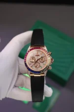 Replica Rolex Cosmograph Daytona Rainbow Rubber Strap 40mm