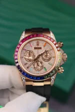 Replica Rolex Cosmograph Daytona Rainbow Rubber Strap 40mm - Image 3