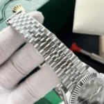 Replica Rolex Datejust 41 Blue Diamond Dial Jubilee - Image 4