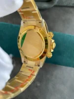 Replica Rolex Cosmograph Daytona Orange Sapphire White Dial Rose Gold 40mm - Image 7