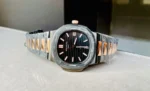 Replica Patek Philippe Nautilus DiW Carbon Black Dial - Image 3