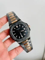 Replica Patek Philippe Nautilus DiW Carbon Black Dial