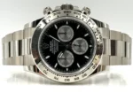 Replica Rolex Cosmograph Daytona White Gold Black Dial Silver Subdials 40mm - Image 5